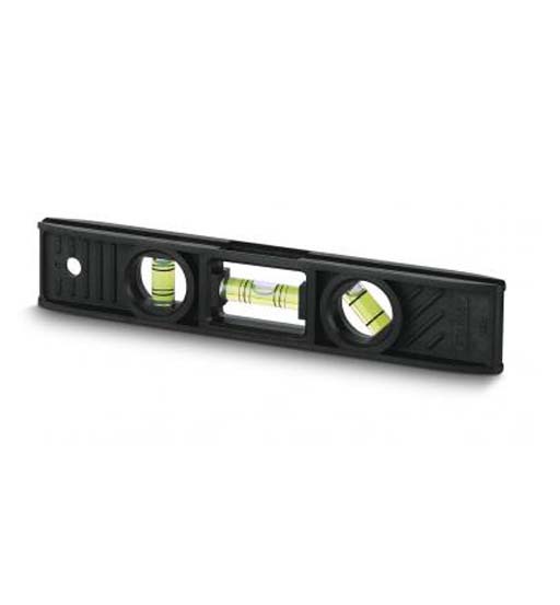 STANLEY TORPEDO LEVEL 200MM 3 VIALS - ABS