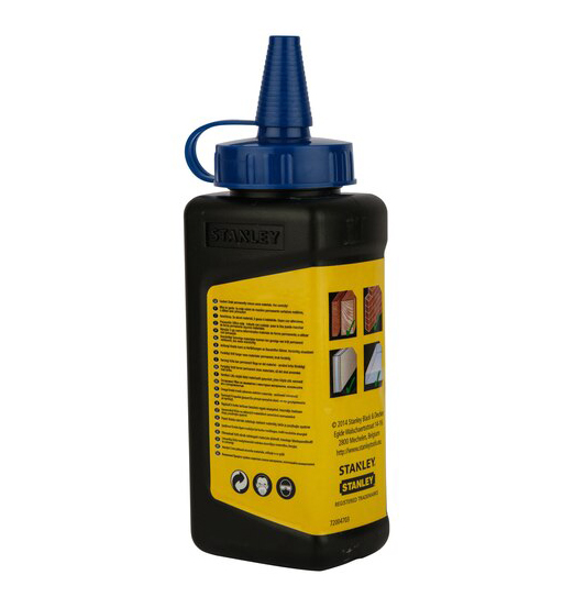 30m POWERWINDER CHALK LINE SET-CHALK LINE113g BLUE CHALK&LEVEL view 3