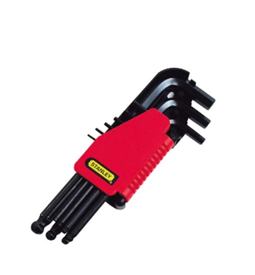 STANLEY BALL HEXKEY SET 1 5 - 10MM 9 PCS