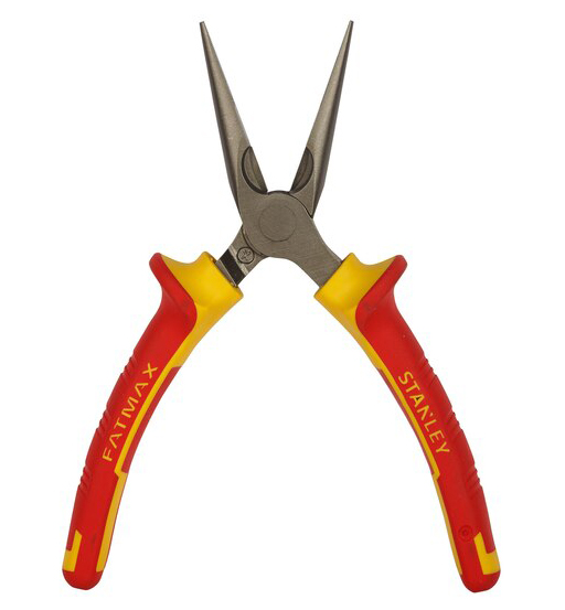 STANLEY LONG NOSE PLIERS - 160mm view 2