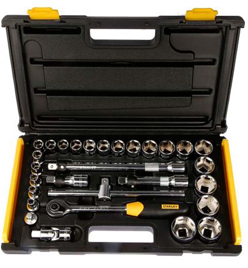STANLEY 1/2" MICRO TOUGH SOCKET SET 29PCS