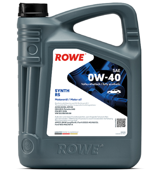 ROWE HIGHTEC SYNTH RS SAE 0W-40 (5 LTR)