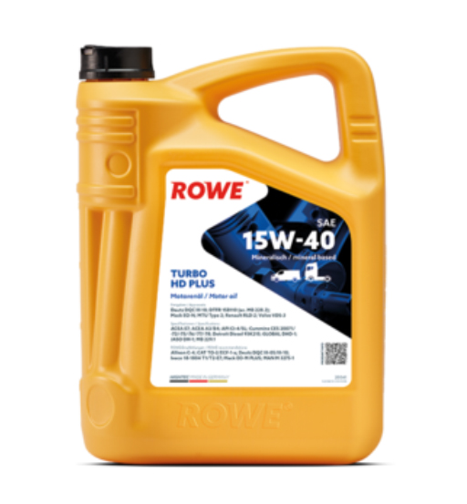 ROWE HIGHTEC TURBO HD SAE 15W40 PLUS (5 LTR)