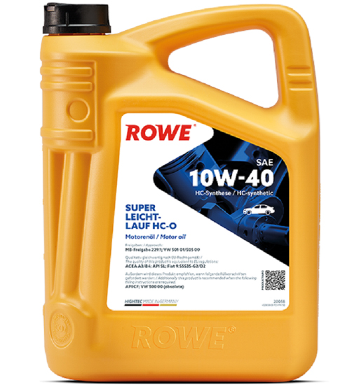 ROWE HIGHTEC SUPER LEICHTLAUF HC-O SAE 10W-40 (5 LTR)