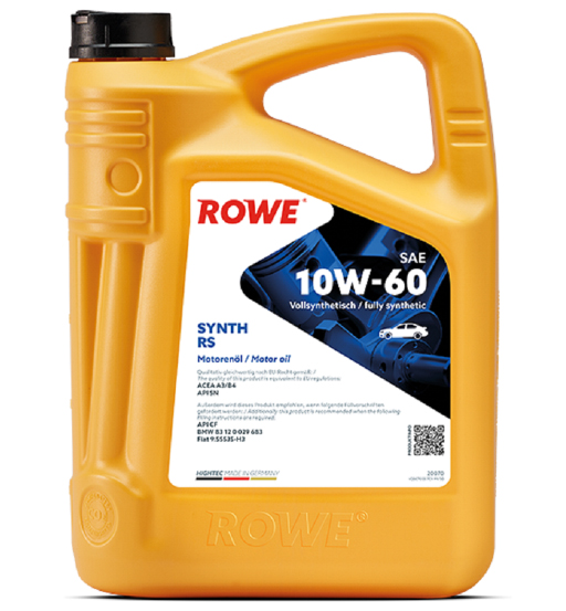 ROWE HIGHTEC SYNTH RS SAE 10W-60 (5 LTR)