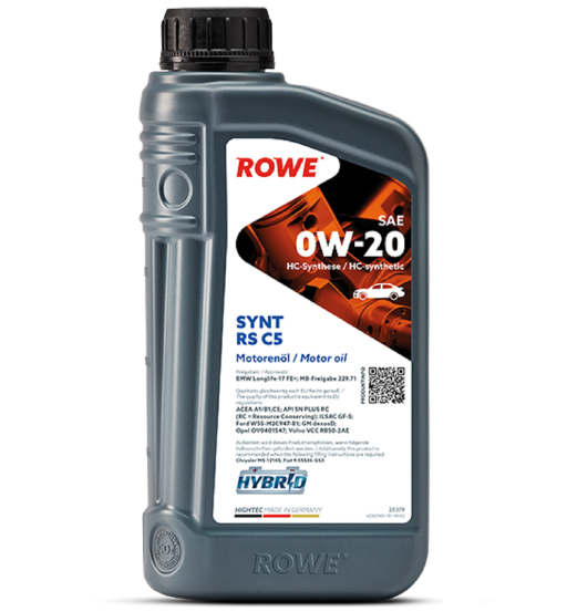 ROWE HIGHTEC SYNT RS C5 SAE 0W-20 (1 LTR)