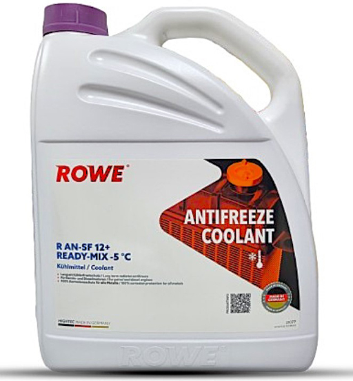 ROWE HIGHTEC ANTIFREEZE R ANSF 12+ Ready Mix -5°C (Exp) (5 LTR) - RED/PINK