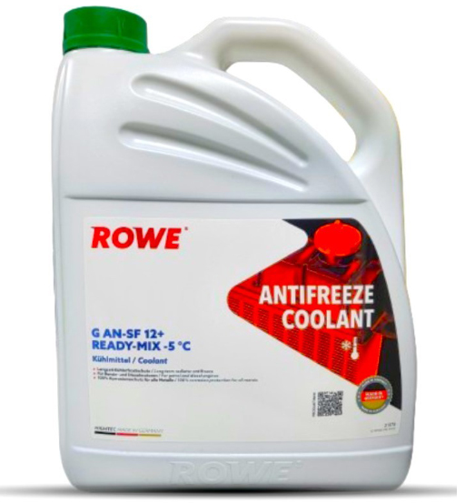 ROWE HIGHTEC ANTIFREEZE G ANSF 12+ Ready Mix -5°C (Exp) (5 LTR)-GREEN