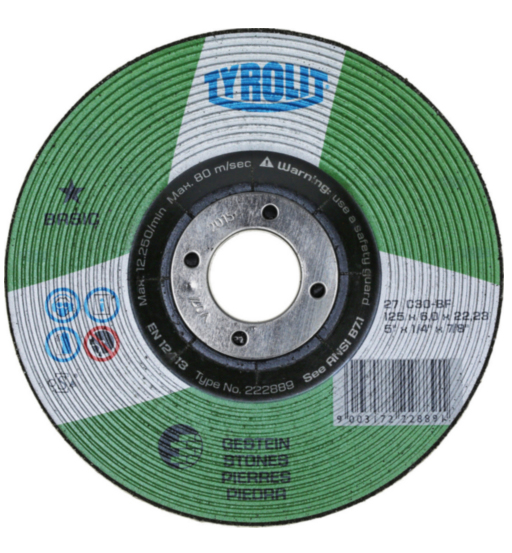 GRINDING DISC STONE 5"-TYROLIT