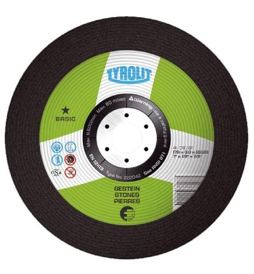 CUTTING DISC STONE 7"-TYROLIT