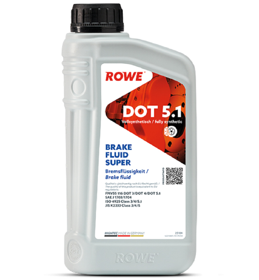 ROWE HIGHTEC BRAKE FLUID SUPER DOT 5.1 (1 LTR)