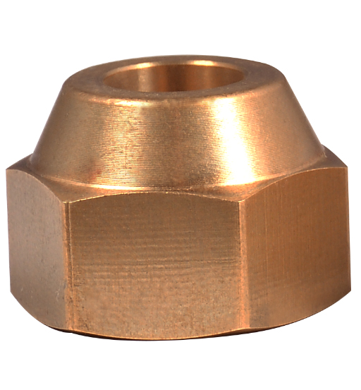 BRASS FLARE NUT 3/8" COOPERWELD