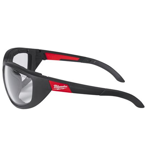 HIGH PERFORMANCE CLEAR SAFETY GLASSES W/ GASKET MILWAUKEE