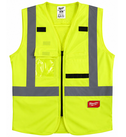 HI-VISIBILITY VEST YELLOW - S/M MILWAUKEE