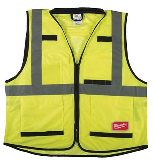 PREMIUM HI-VISIBILITY VEST YELLOW - S/M MILWAUKEE
