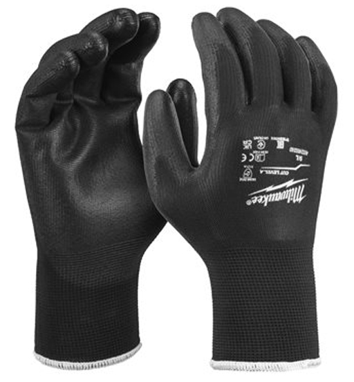 PACK GENERAL GLOVES | 9/L | 12 PCS/PACK MILWAUKEE