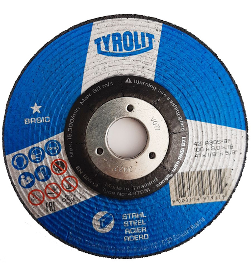 CUTTING DISC STEEL 5"-TYROLIT