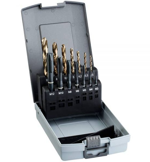 TAP & DRILL SET (14PCS) EUROBOOR