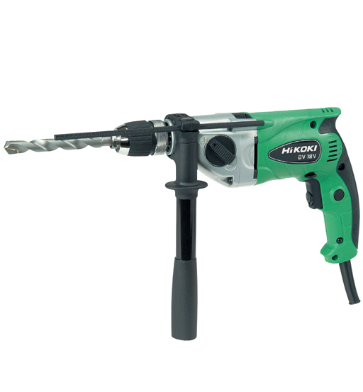 IMPACT DRILL,13MM,VSR,110V,690W,2KG,18MM CONCRETE HIKOKI