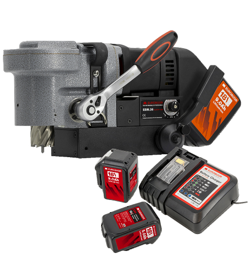 CORDLESS MAGNETIC DRILLING MACHINE 36MM / 1 7/16"-EUROBOOR