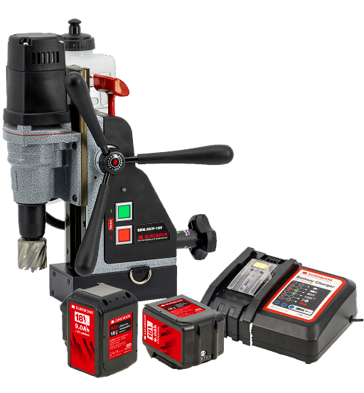 CORDLESS MAGNETIC DRILLING MACHINE 36MM-1 7/16" 50-60 Hz BRUSHLESS MOTOR-EUROBOOR