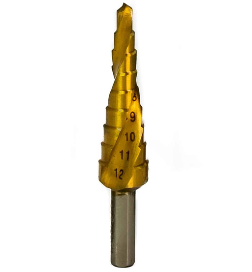EUROBOOR STEP DRILL BIT 4MM TO 12MM