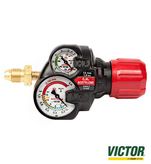 ACETYLENE REGULATOR-VICTOR (0781-3604)