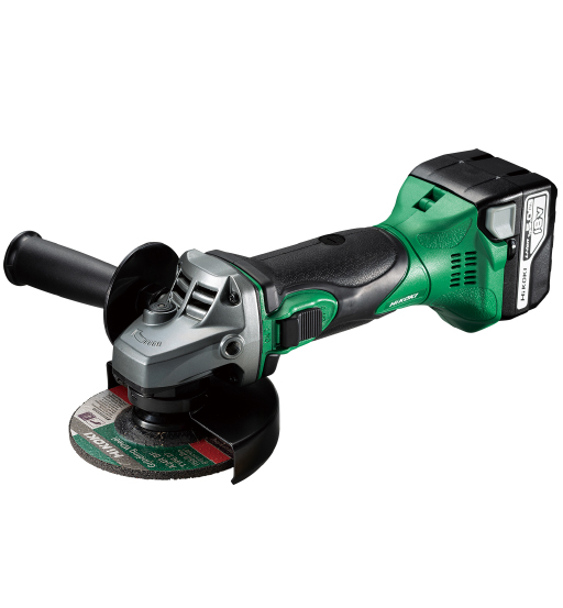 CORDLESS GRINDER 4.5",18V,SLIDE SWITCH,5Ah BATTERY,2.1KG HIKOKI