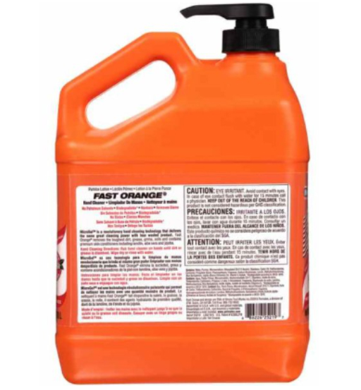 HAND CLEANER ORANGE 3.78L WITH PUMICE-PERMATEX view 2
