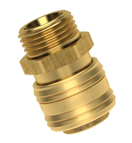 HMX COUPLER MALE BRASS 3/8" BSPT