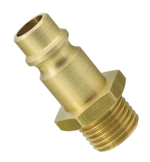 HMX PLUG MALE BRASS 3/8" BSPT