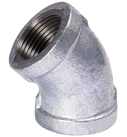 GI ELBOW 1" 45D