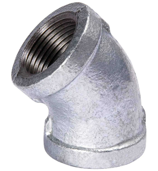 GI ELBOW 45D 3"