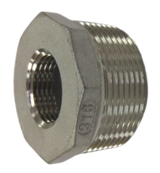 SS REDUCER BUSH 11/2" X 3/4"