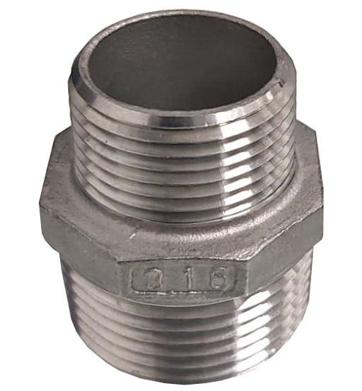 SS REDUCER NIPPLE 11/2" X 1"