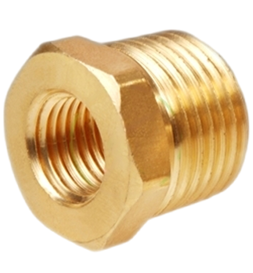BRASS REDUCER BUSH 1/4" X 1/2"