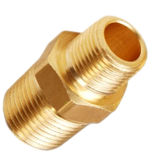 BRASS REDUCER NIPPLE 1/2" X 1"
