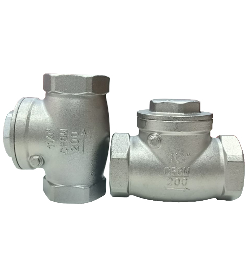 STAINLESS STEEL CHECK VALVE SWING TYPE 11/2" HMX