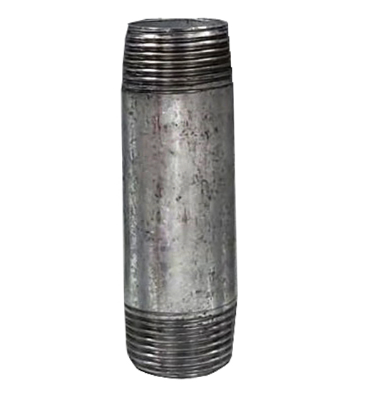 GI BARREL NIPPLE 1/2" X 6"