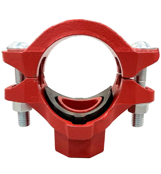 GROOVED MECH TEE THREADED 2" X 1" HMX