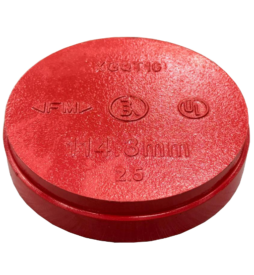 GROOVED END CAP 2 1/2" HMX