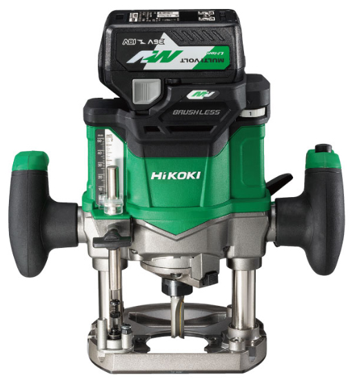 CORDLESS ROUTER,12MM,36V,BRUSHLESS,SPEED CONTROL, 2.5Ah BATTERY-HIKOKI