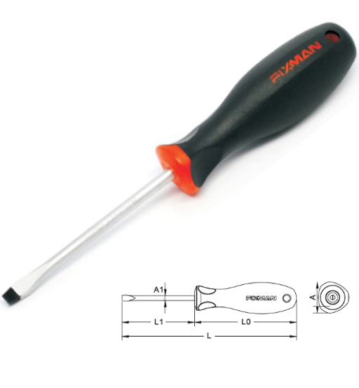 FIXMAN SCREW DRIVER FLAT 8"