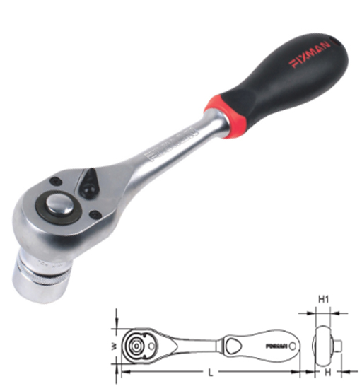 FIXMAN RATCHET HANDLE 1/4" DR