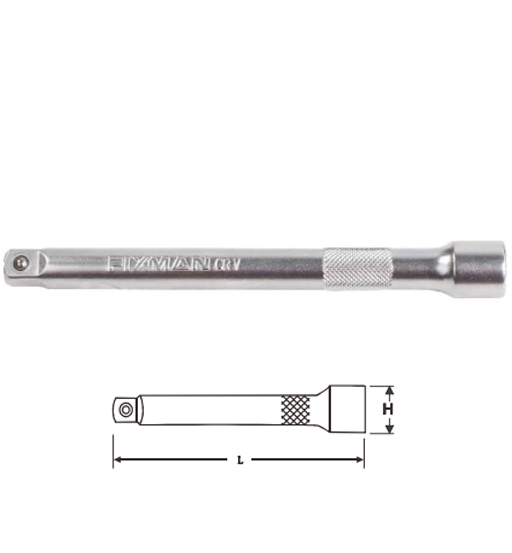 FIXMAN EXTENSION BAR 1/4" X 75MM