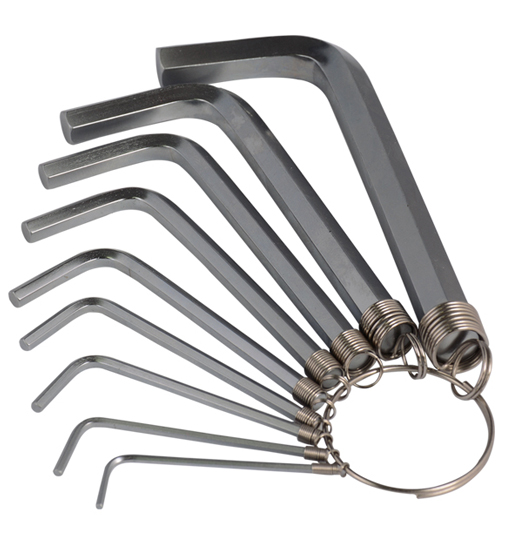SAFE PLUS ALLEN KEY SET 9 PCS - 1.5 TO 10MM