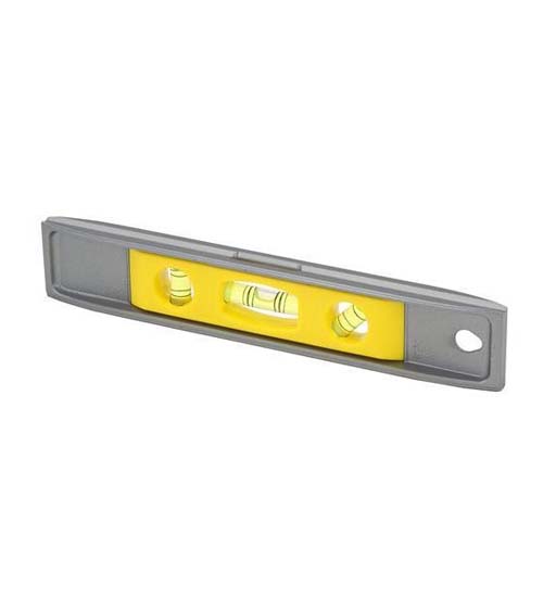 STANLEY 9" DIE CAST TORPEDO LEVEL - ALUMINIUM