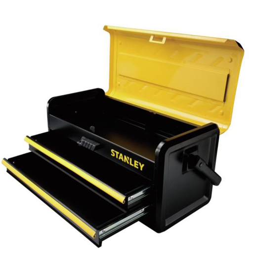 STANLEY 19" METAL TOOL BOX - 2 DRAWERS