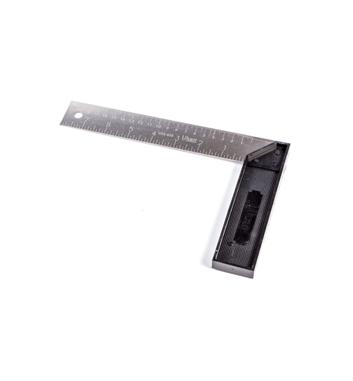 TRY SQUARE 8" PLASTIC HANDLE UKEN