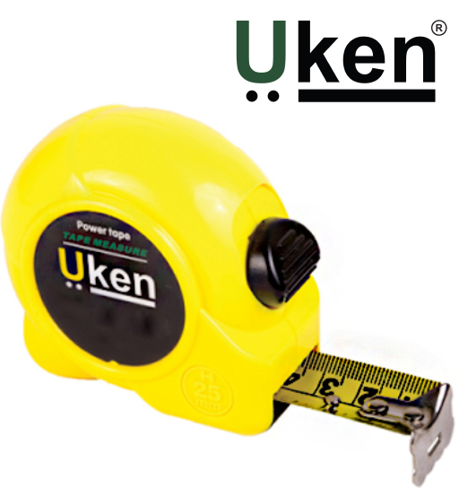 MEASURING TAPE 3 MTR (16MM) YELLOW UKEN